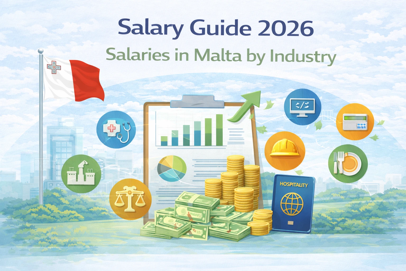Salary Guide 2026 — Salaries in Malta by Industry