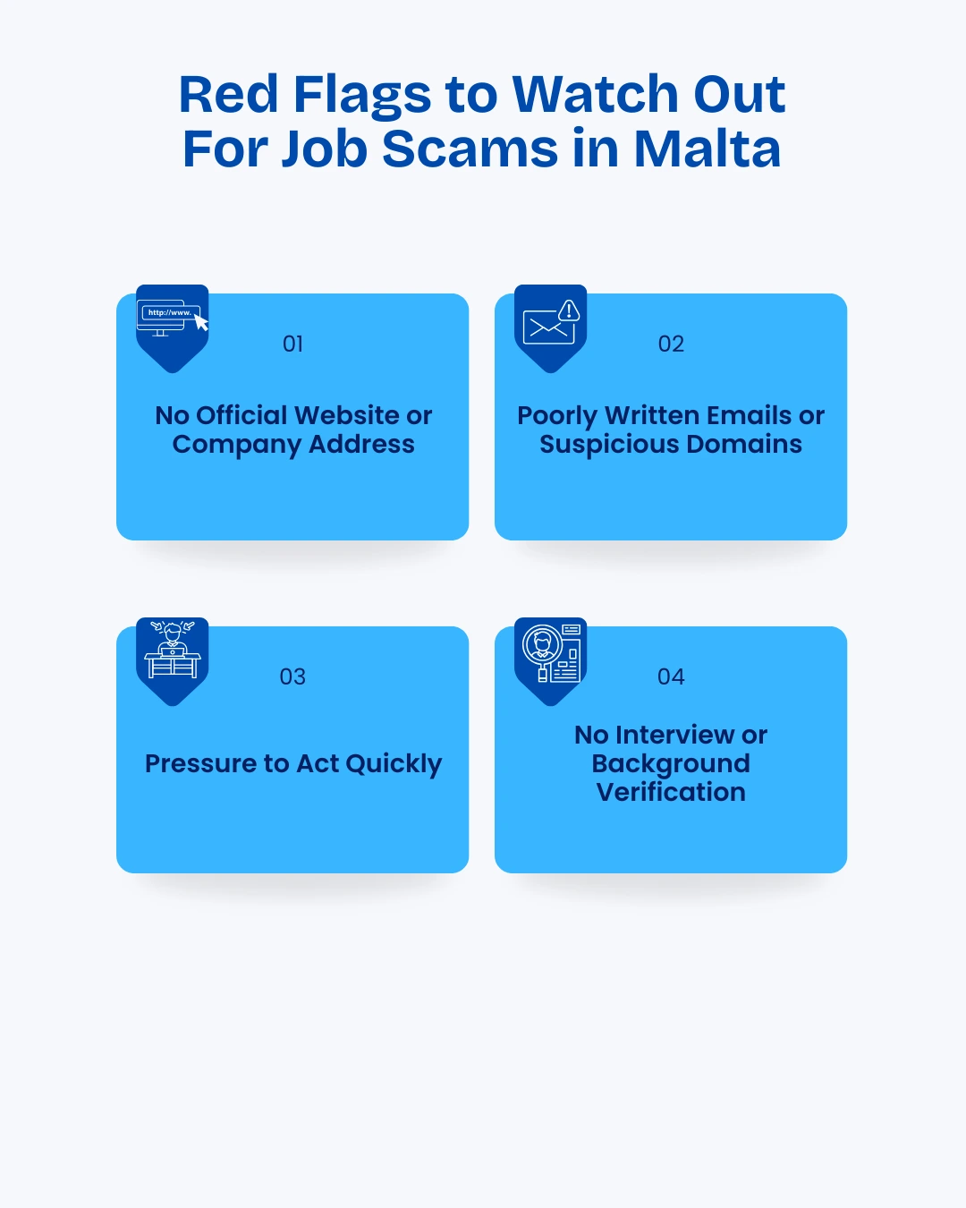 Red flags to watch out