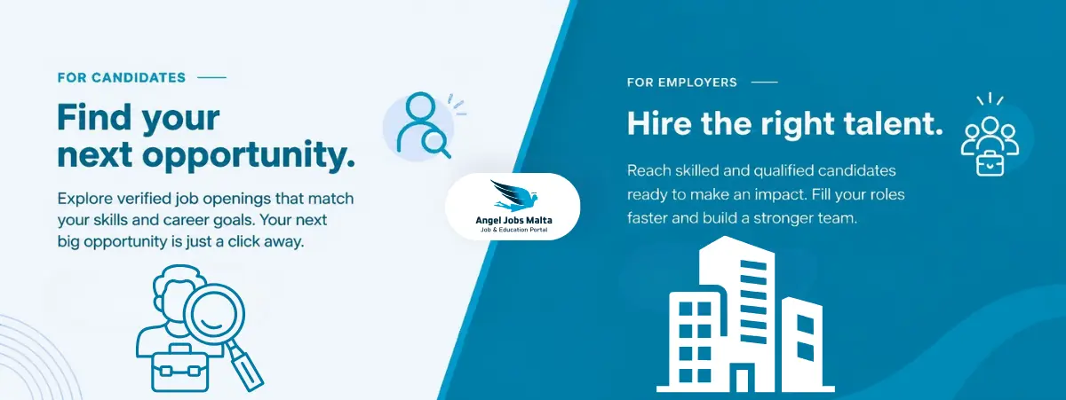 Angel Jobs Malta platform for candidates and employers.